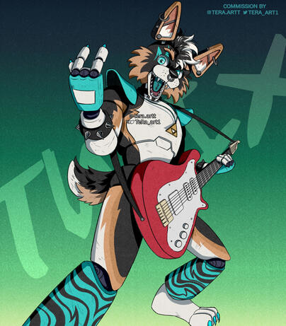 Twix the corgi (OC into animatronic)
