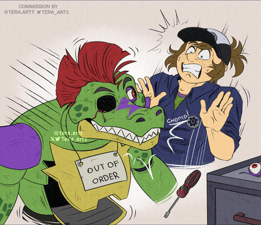 Monty Repairing (Commission)