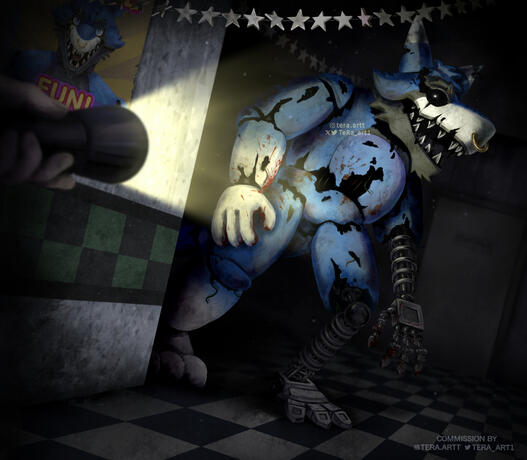 Fnaf 2 night shift (OC into animatronic)